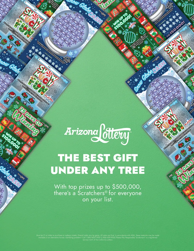 Arizona Lottery: Print, tree