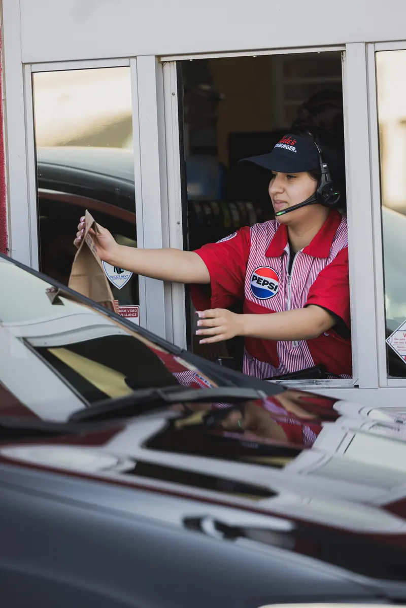 Blake’s Lotaburger: The drive-thru window