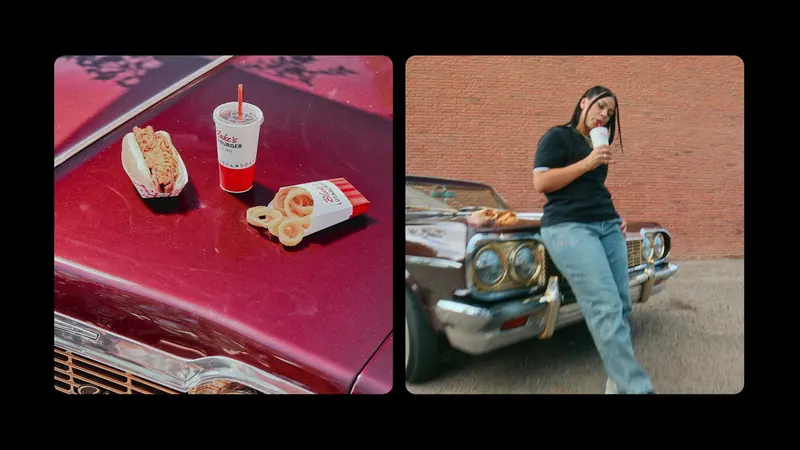 Blake’s Lotaburger: Lowrider, two-up