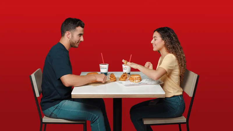 Blake’s Lotaburger: The date, red seamless