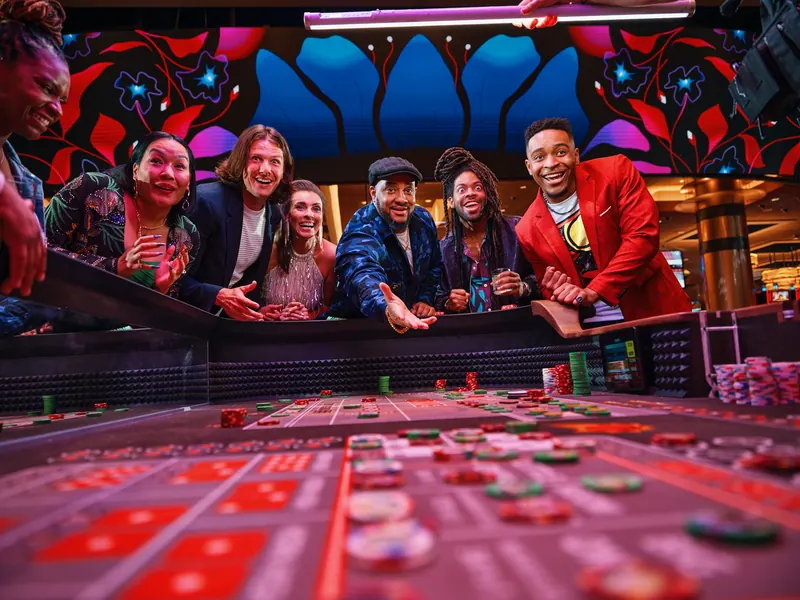 Gila River Resorts & Casinos: Craps table, campaign photo