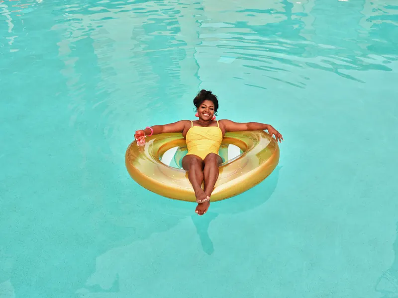 Gila River Resorts & Casinos: Pool float, campaign photo