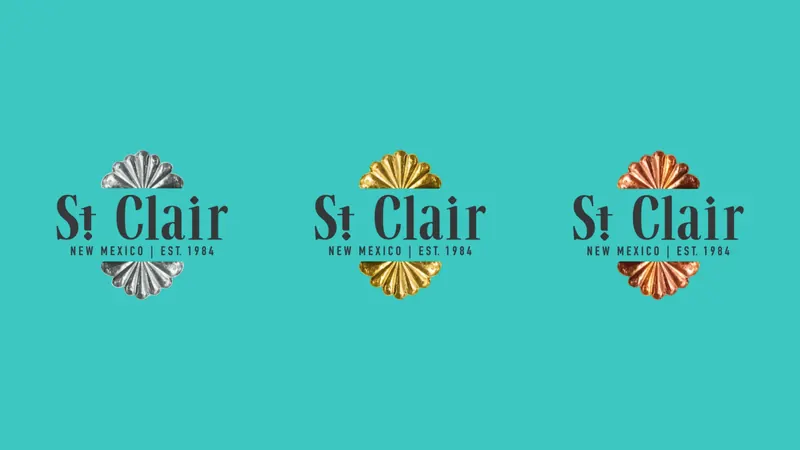 St. Clair Wines: Logo in three foils